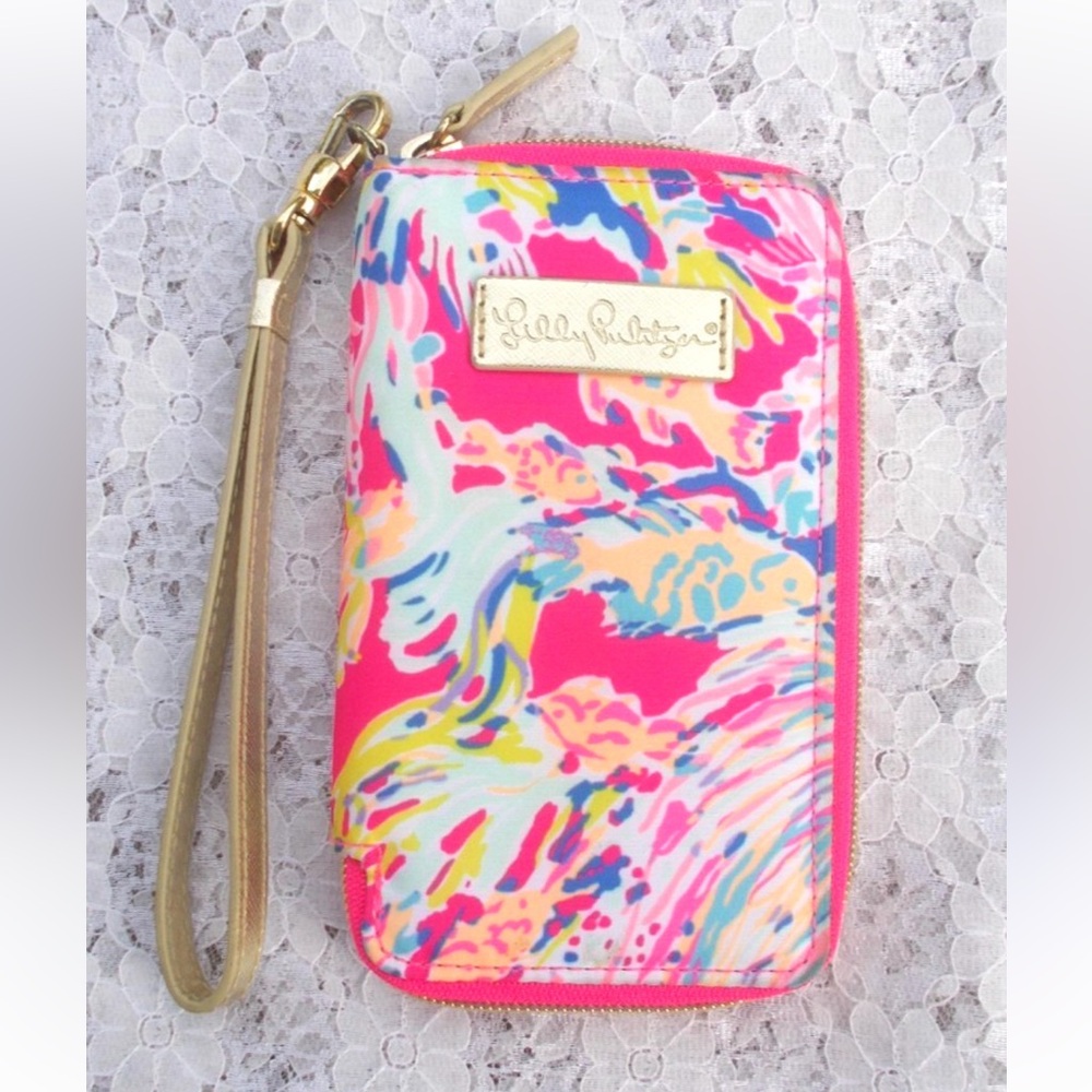 Lilly Pulitzer Colorful Wristlet/Wallet